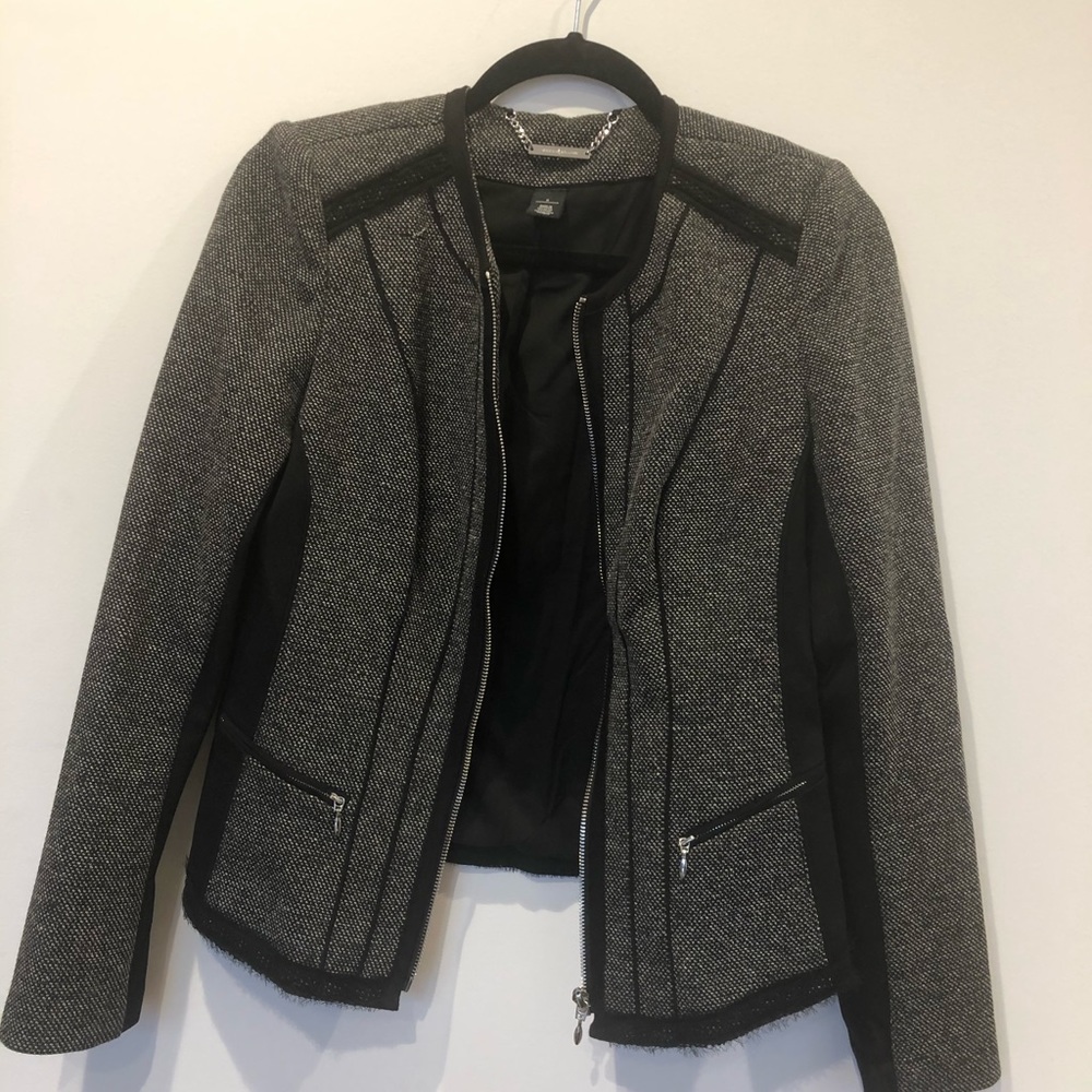 White House Black Market Black Blazer Size 6